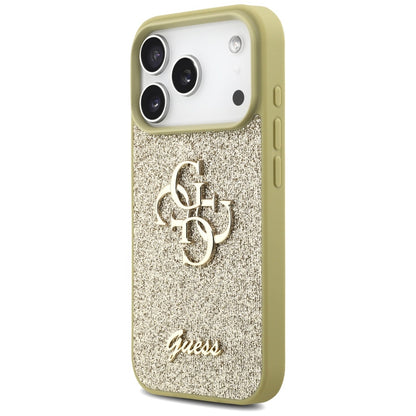 Guess Fixed Glitter Big 4G case for iPhone 17 Pro - gold_1