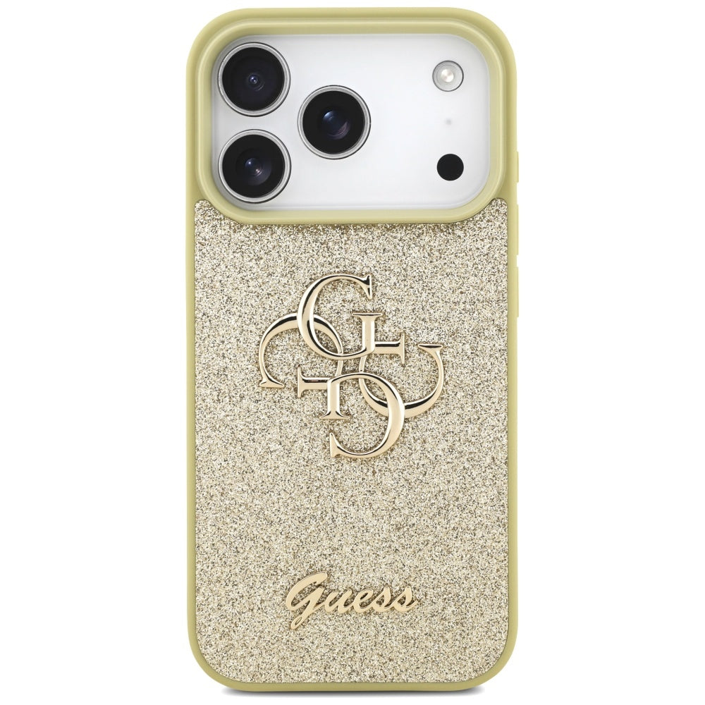 Guess Fixed Glitter Big 4G case for iPhone 17 Pro - gold_2