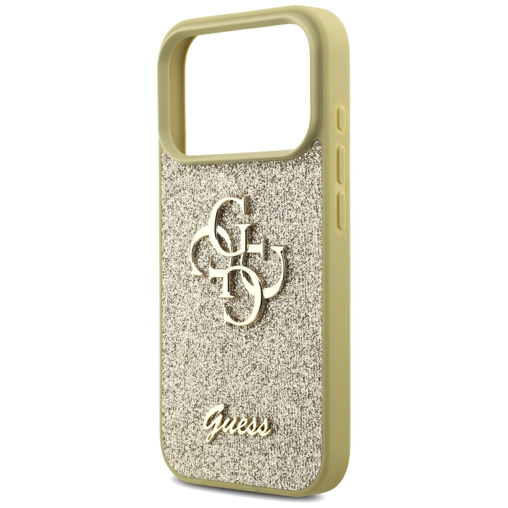 Guess Fixed Glitter Big 4G case for iPhone 17 Pro - gold_5