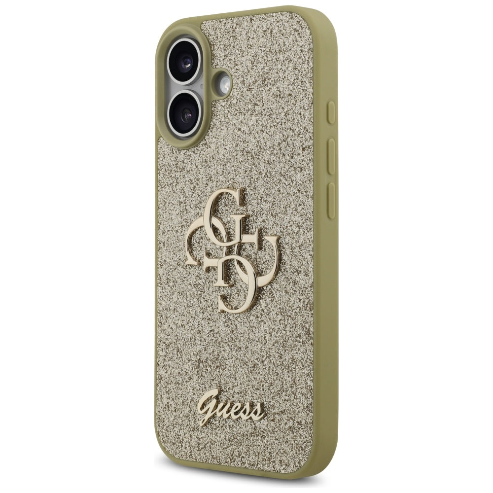 Guess Fixed Glitter Big 4G case for iPhone 17 - gold_1