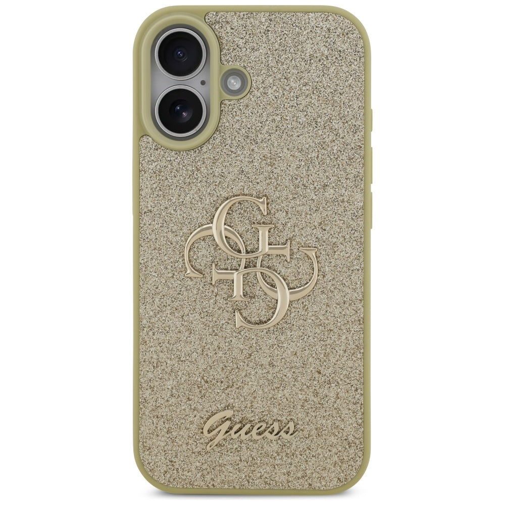 Guess Fixed Glitter Big 4G case for iPhone 17 - gold_2