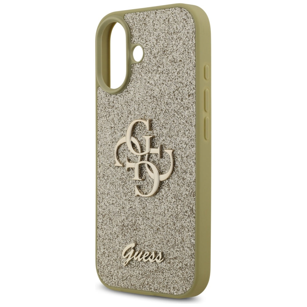 Guess Fixed Glitter Big 4G case for iPhone 17 - gold_5