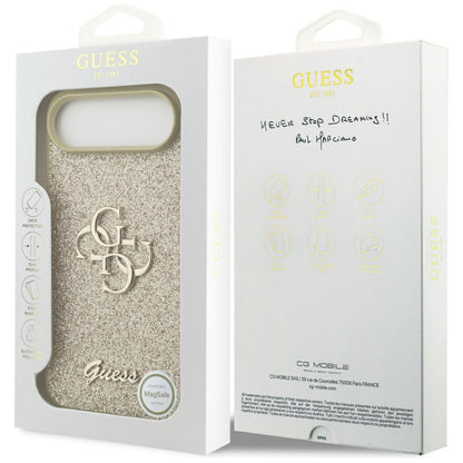 Guess Fixed Glitter Big 4G case for iPhone Air - gold_7