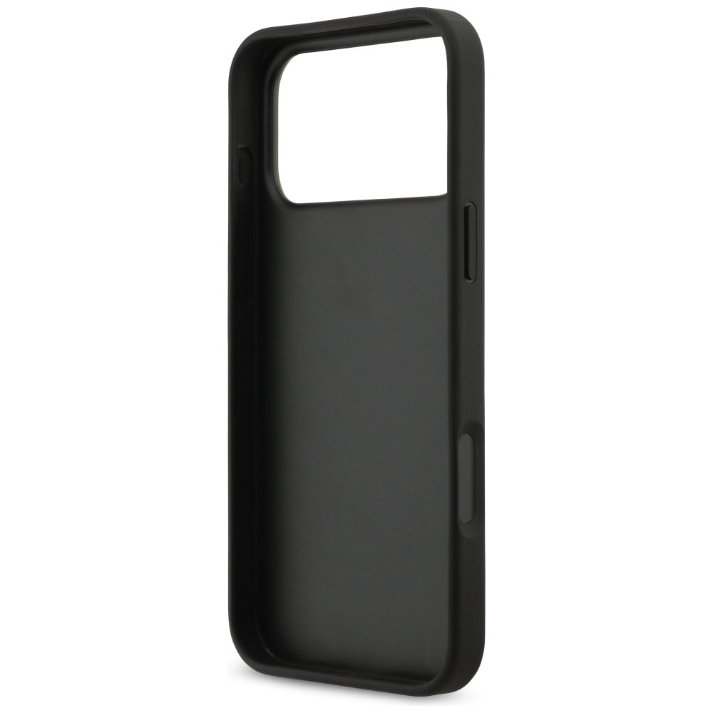 Guess Grained Big 4G &amp; Classic Logo case for iPhone 17 Pro Max - black_6