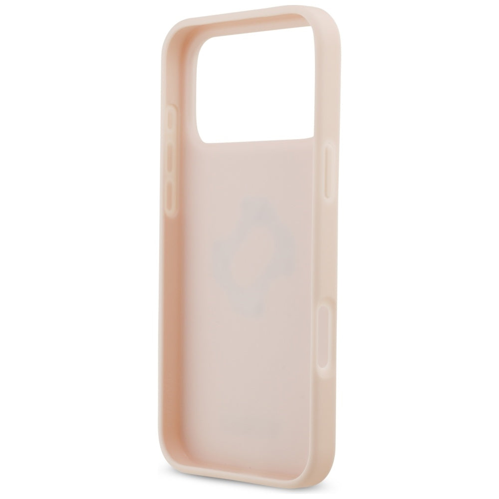 Guess Grained Big 4G &amp; Classic Logo Case for iPhone 17 Pro Max - Pink_6
