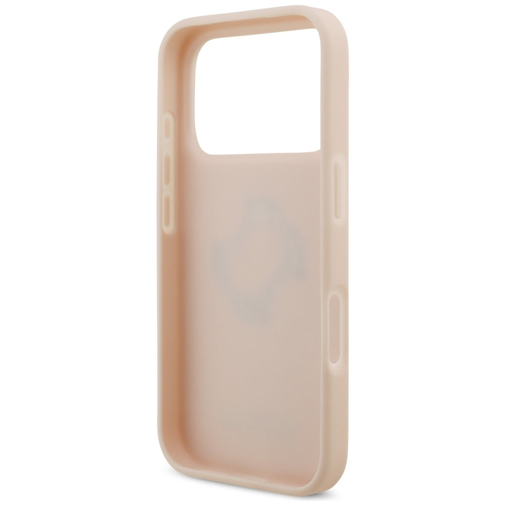 Guess Grained Big 4G &amp; Classic Logo iPhone 17 Pro Case - Pink_6