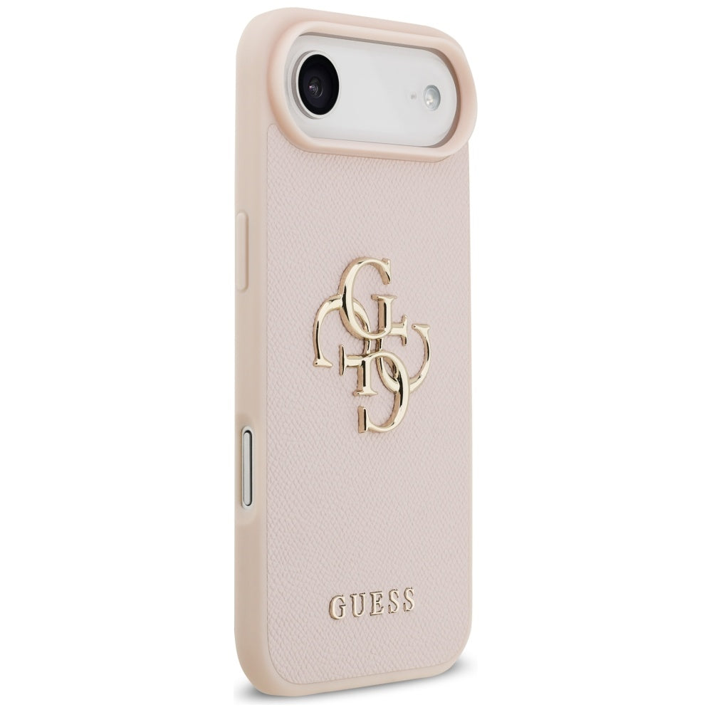 Guess Grained Big 4G &amp; Classic Logo iPhone Air Case - Pink_3