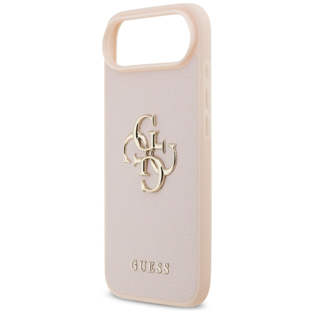 Guess Grained Big 4G &amp; Classic Logo iPhone Air Case - Pink_5