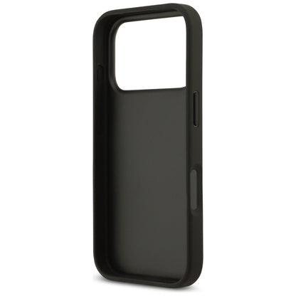 Guess Grained Roses &amp; Big 4G Logo iPhone 17 Pro Case - Black_6