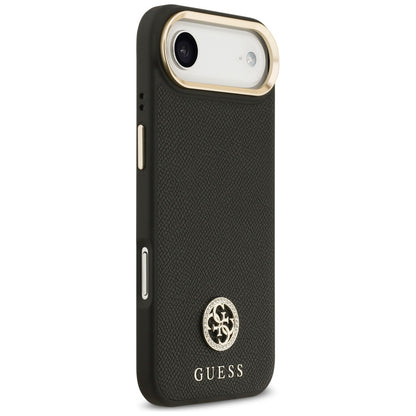 Guess Grained Strass Logo MagSafe case for iPhone Air - black_3
