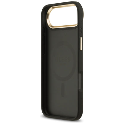 Guess Grained Strass Logo MagSafe case for iPhone Air - black_6