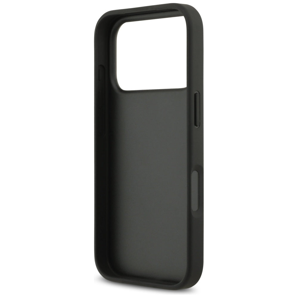 Guess Rhinestone Triangle Logo Case for iPhone 17 Pro - Black_6