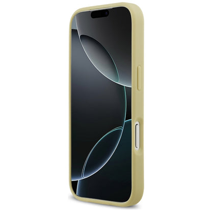 Guess Rhinestone Triangle Logo iPhone 17 Pro Case - Gold_4