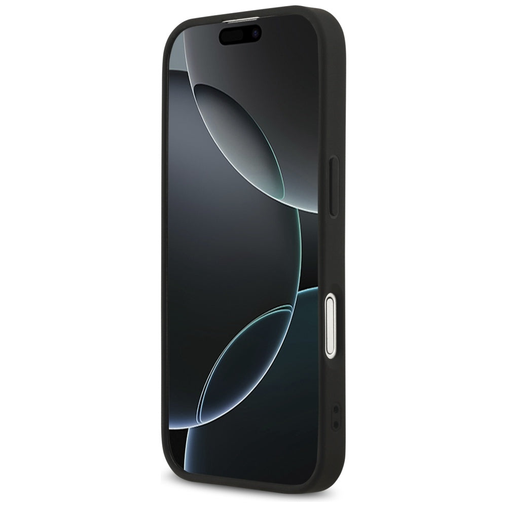 Guess Saffiano Classic Logo MagSafe case for iPhone 17 - black_4