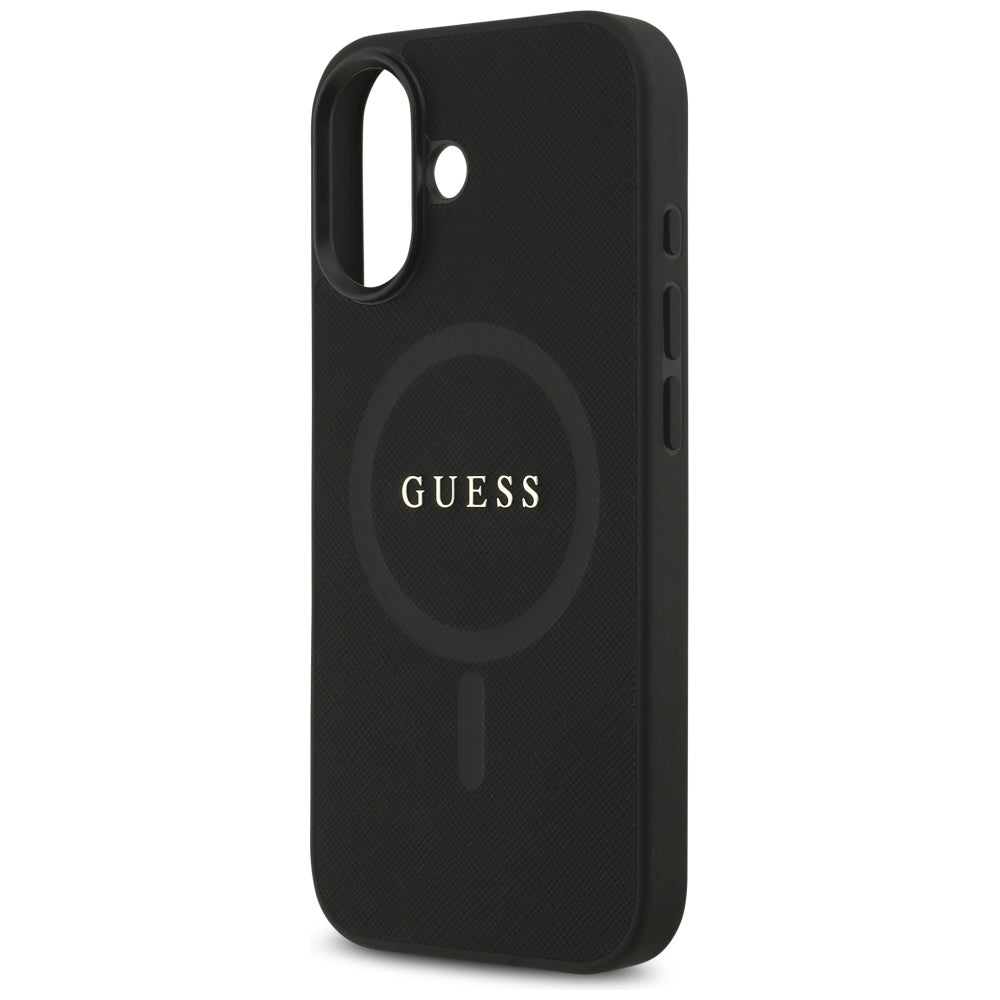 Guess Saffiano Classic Logo MagSafe case for iPhone 17 - black_5