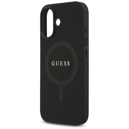 Guess Saffiano Classic Logo MagSafe case for iPhone 17 - black_5