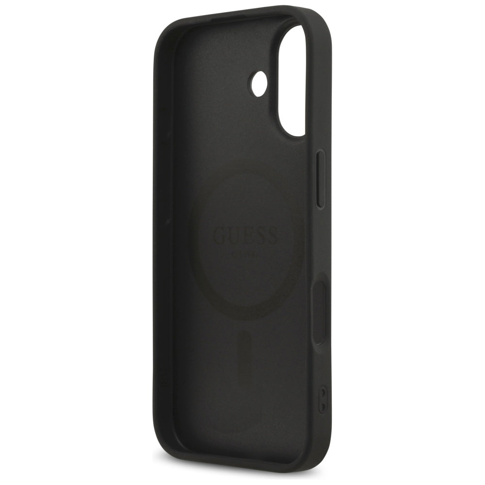 Guess Saffiano Classic Logo MagSafe case for iPhone 17 - black_6