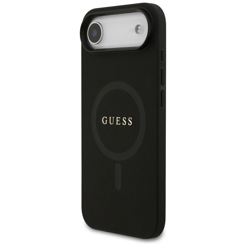 Guess Saffiano Classic Logo MagSafe case for iPhone Air - black_1