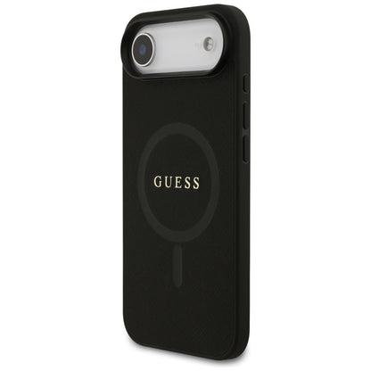Guess Saffiano Classic Logo MagSafe case for iPhone Air - black_1