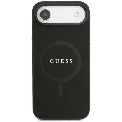 Guess Saffiano Classic Logo MagSafe case for iPhone Air - black_2