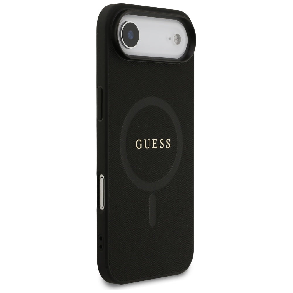 Guess Saffiano Classic Logo MagSafe case for iPhone Air - black_3