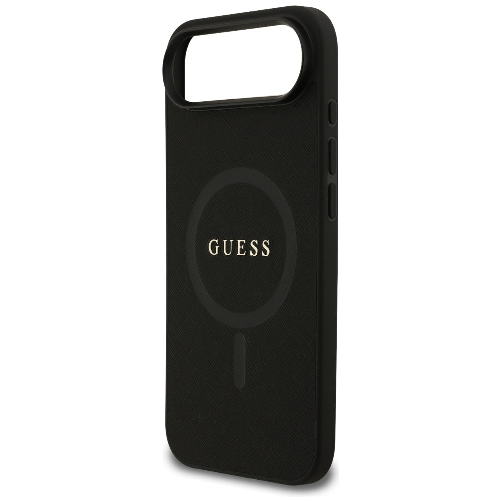 Guess Saffiano Classic Logo MagSafe case for iPhone Air - black_5
