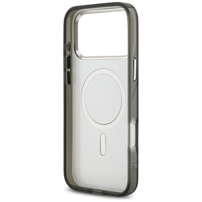 Karl Lagerfeld IML Aquarelle Karl &amp; Choupette &amp; Logo MagSafe Case for iPhone 17 Pro Max - Black_6