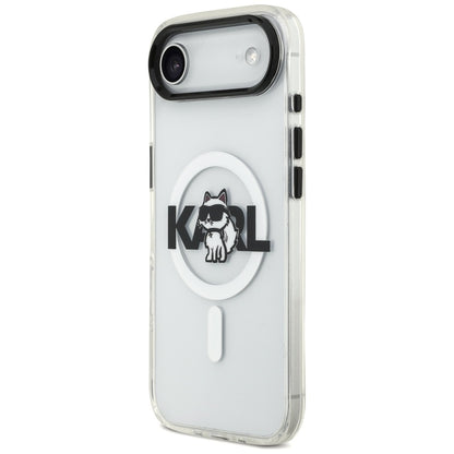 Karl Lagerfeld IML Choupette Sketch Logo MagSafe iPhone Air Case - Clear_1