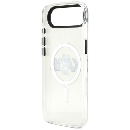Karl Lagerfeld IML Choupette Sketch Logo MagSafe iPhone Air Case - Clear_6
