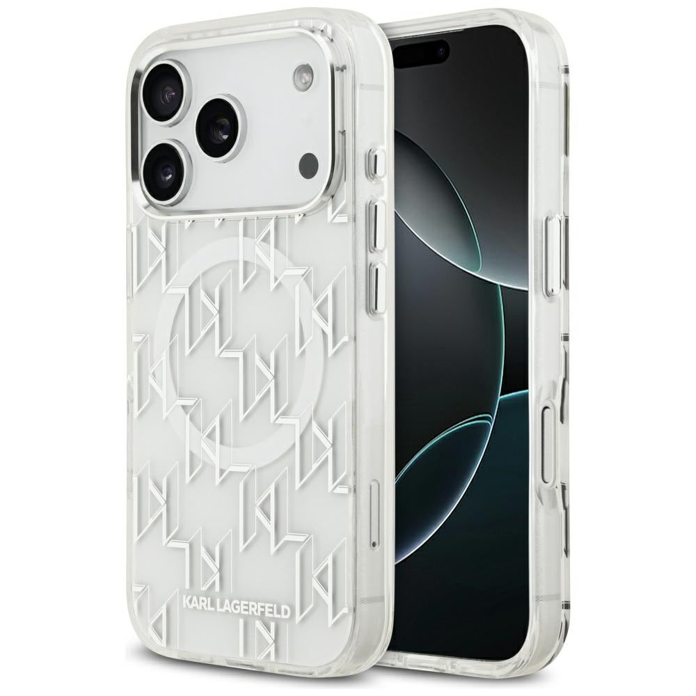 Karl Lagerfeld IML KL Monogram MagSafe Case for iPhone 17 Pro - White_0