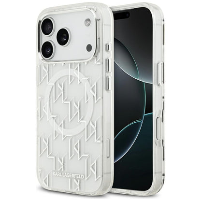 Karl Lagerfeld IML KL Monogram MagSafe Case for iPhone 17 Pro - White_0
