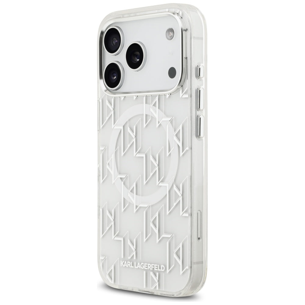 Karl Lagerfeld IML KL Monogram MagSafe Case for iPhone 17 Pro - White_1