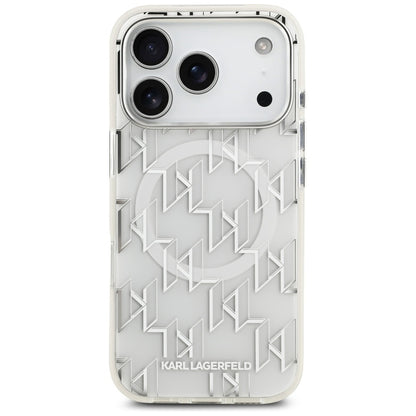 Karl Lagerfeld IML KL Monogram MagSafe Case for iPhone 17 Pro - White_2