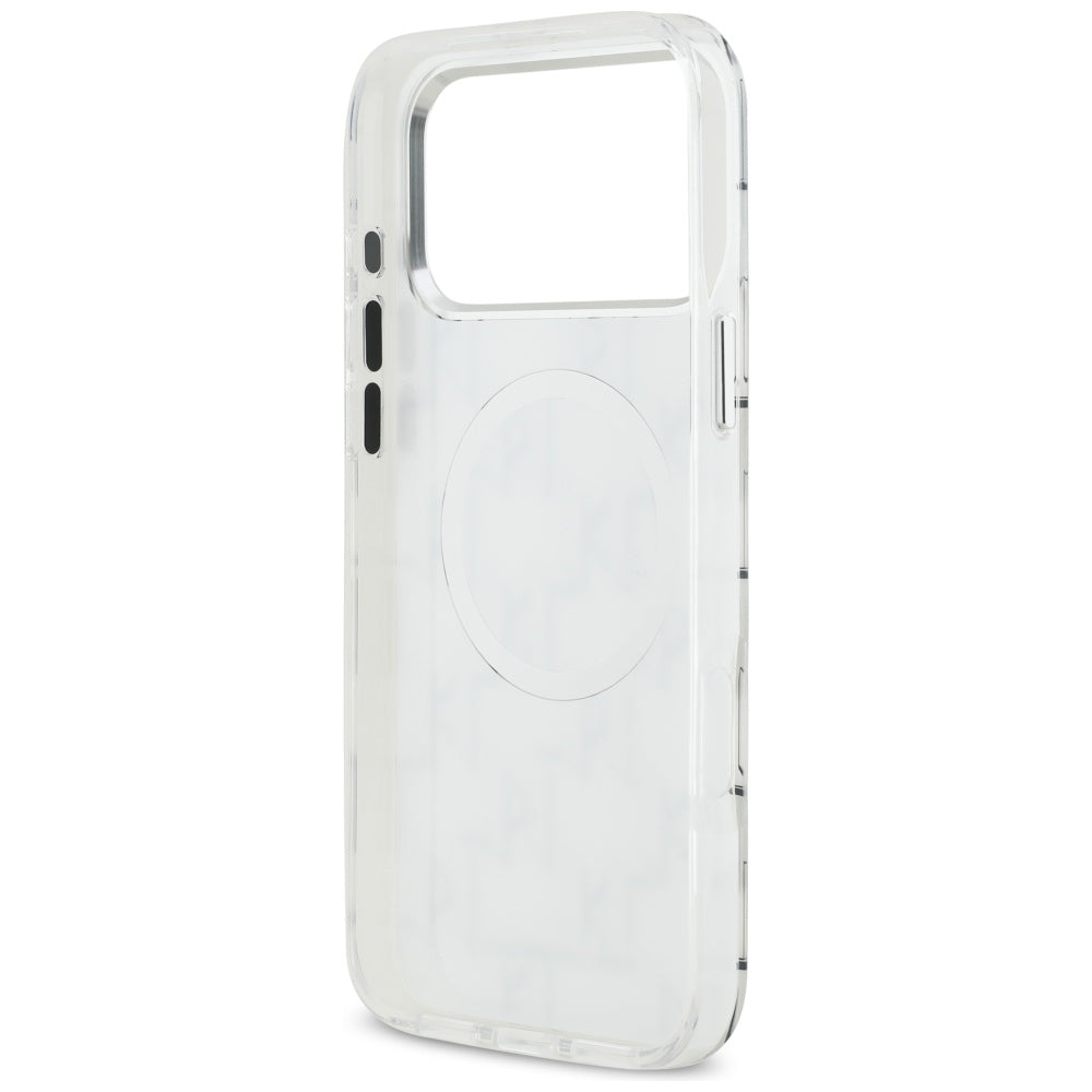 Karl Lagerfeld IML KL Monogram MagSafe Case for iPhone 17 Pro Max - White_6