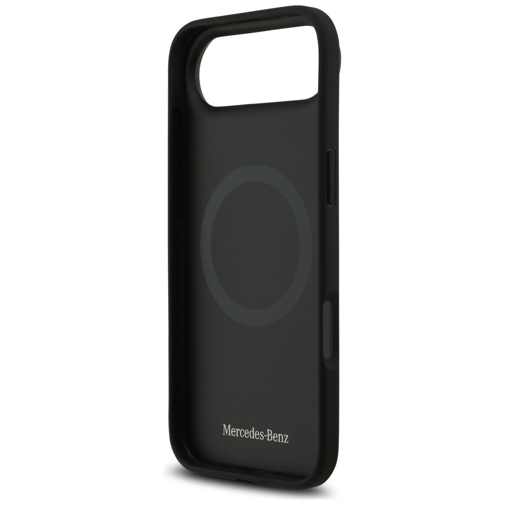 Mercedes Leather Large Laurel Leave MagSafe case for iPhone Air - black_6
