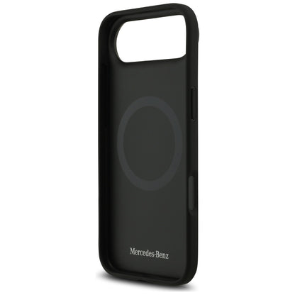 Mercedes Leather Large Laurel Leave MagSafe case for iPhone Air - black_6