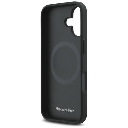 Mercedes Leather Laurel Leaves MagSafe Case for iPhone 17 - Black_6