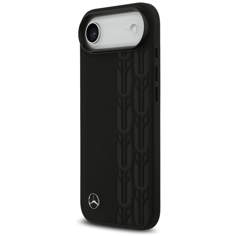 Mercedes Leather Laurel Leaves MagSafe Case for iPhone Air - Black_1