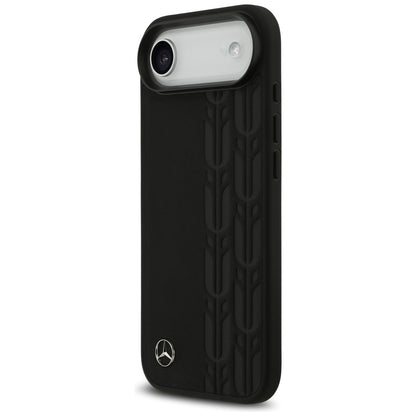 Mercedes Leather Laurel Leaves MagSafe Case for iPhone Air - Black_1