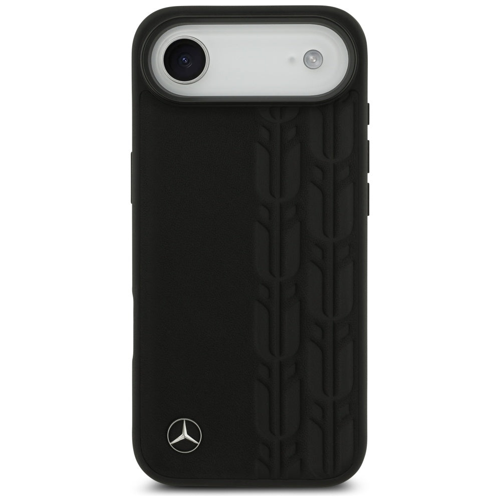 Mercedes Leather Laurel Leaves MagSafe Case for iPhone Air - Black_2