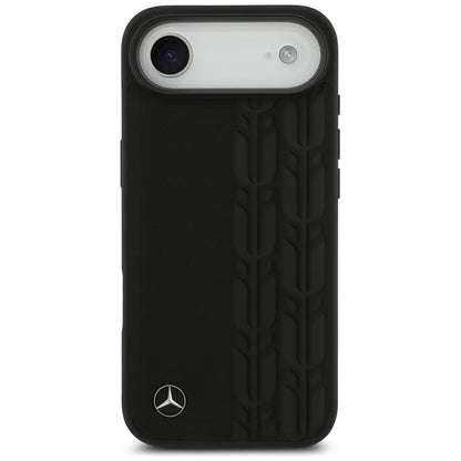 Mercedes Leather Laurel Leaves MagSafe Case for iPhone Air - Black_2