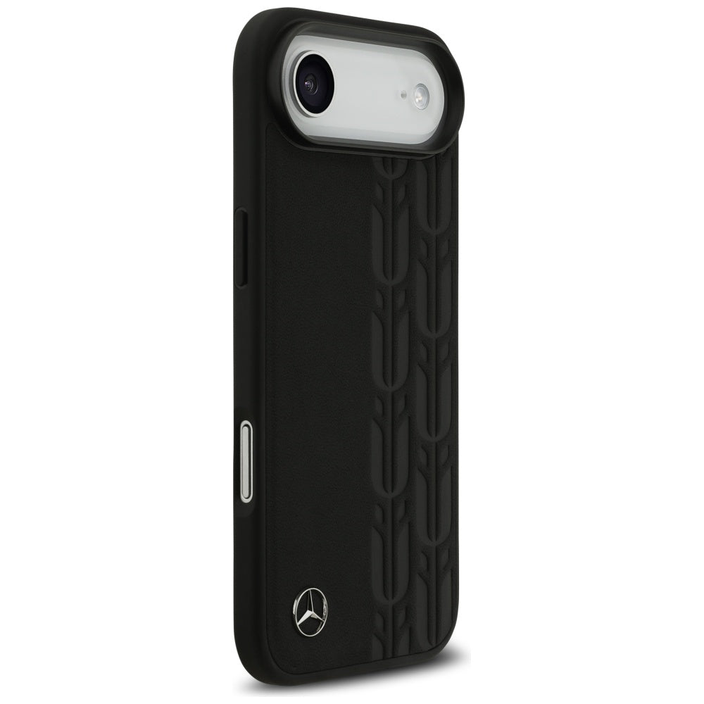 Mercedes Leather Laurel Leaves MagSafe Case for iPhone Air - Black_3