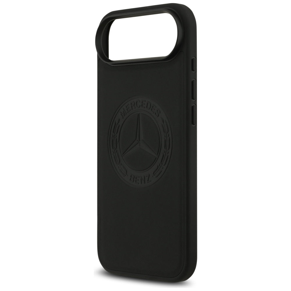 Mercedes Leather Vintage Logo MagSafe Case for iPhone Air - Black_5