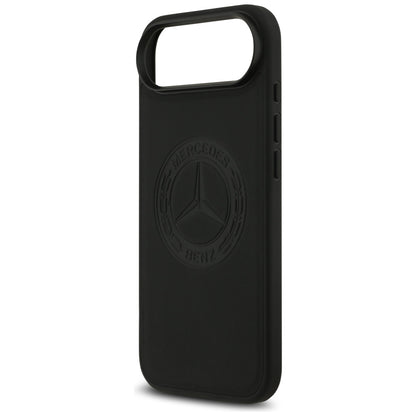 Mercedes Leather Vintage Logo MagSafe Case for iPhone Air - Black_5