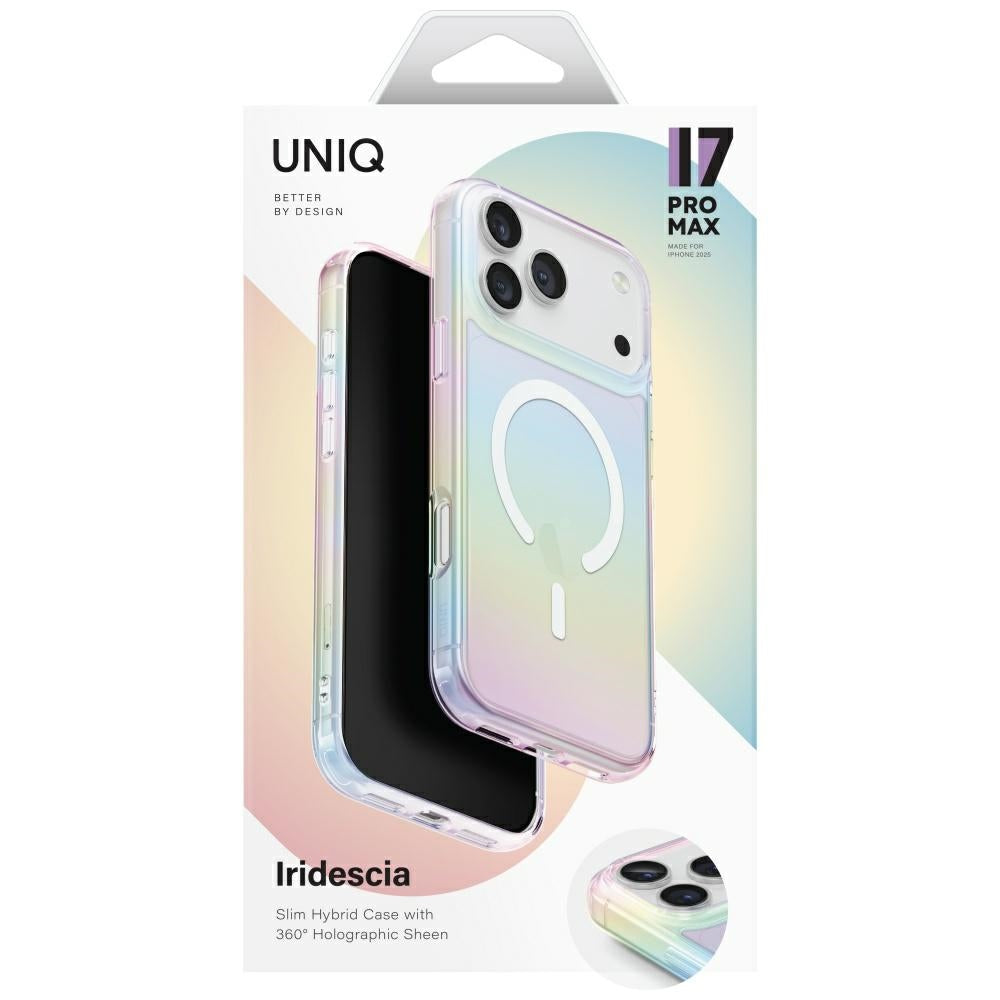 Uniq Iridescia Case for iPhone 17 Pro Max Magclick Charging - Multicolor_5