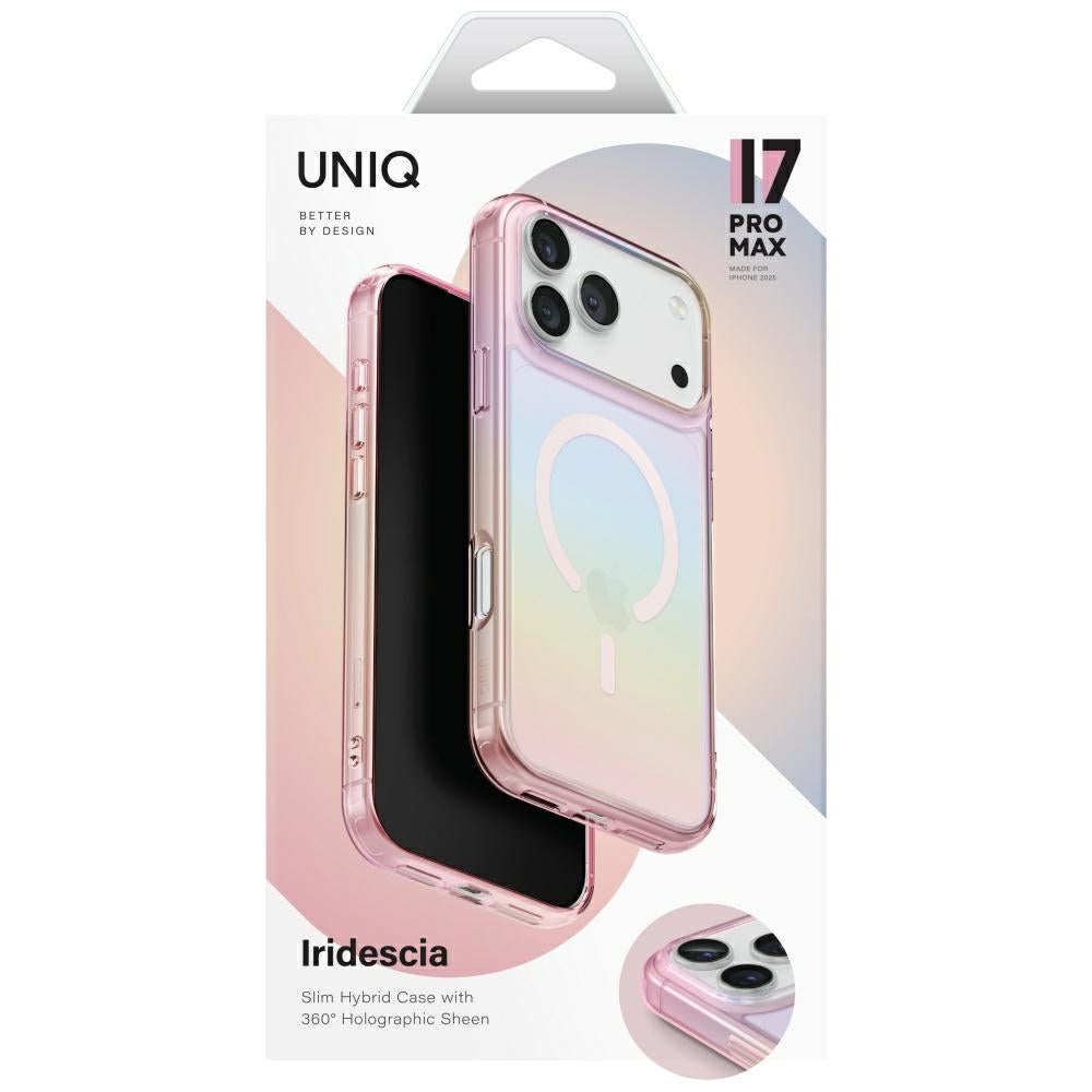 Uniq Iridescia Case for iPhone 17 Pro Max Magclick Charging - Multicolor_5