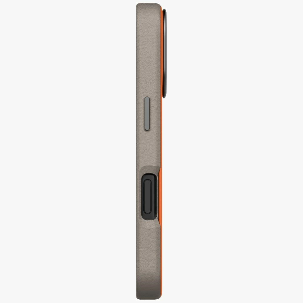 Uniq Lyden DS Case for iPhone 17 Pro Magclick Charging - Orange-Gray_3