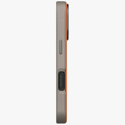 Uniq Lyden DS Case for iPhone 17 Pro Magclick Charging - Orange-Gray_3