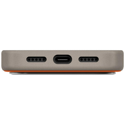 Uniq Lyden DS Case for iPhone 17 Pro Magclick Charging - Orange-Gray_4