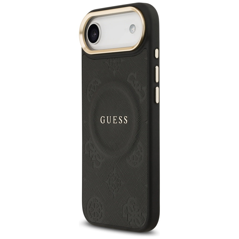 Guess Peony Hot Stamp MagSafe Case for iPhone Air - Black_1